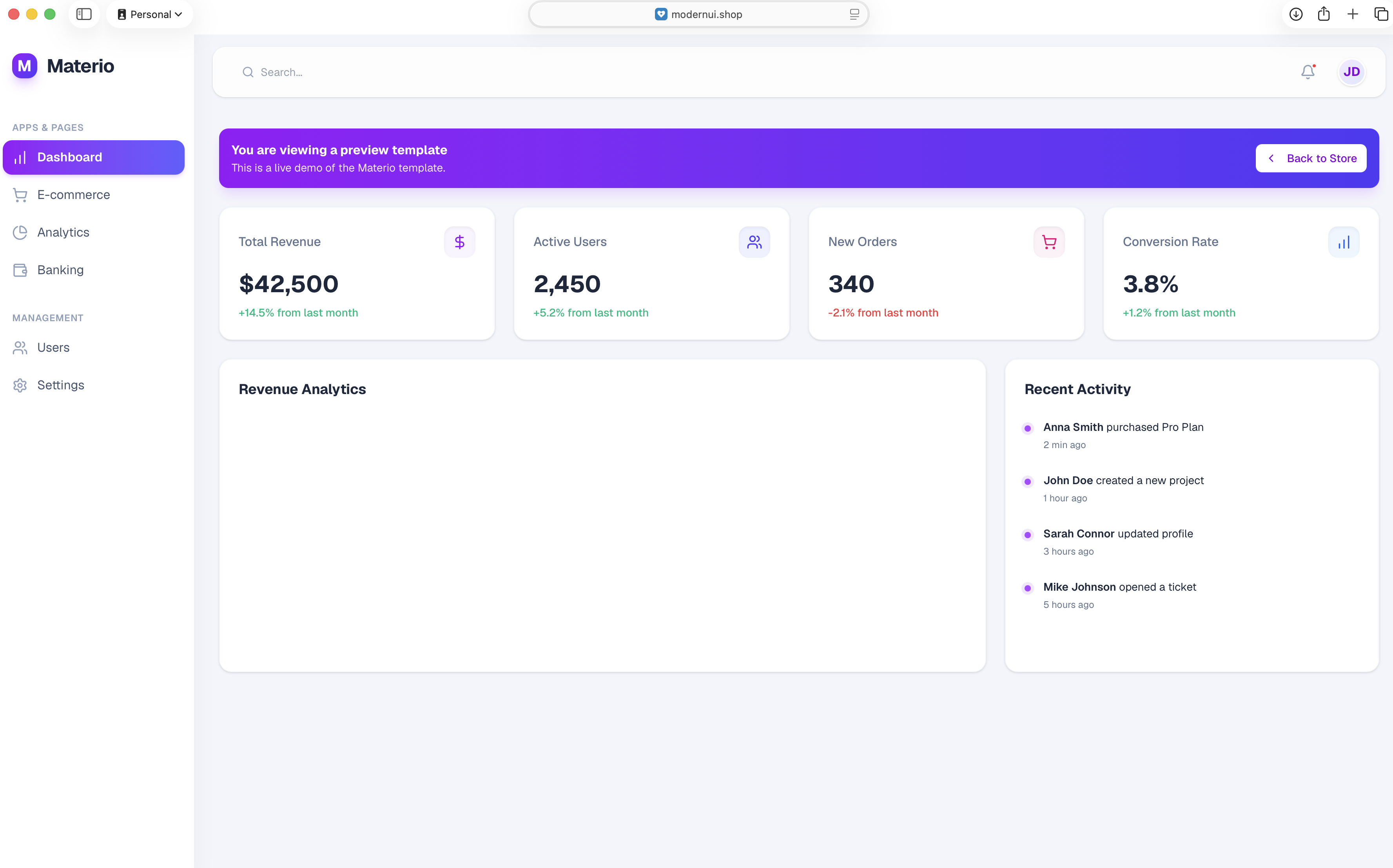 Materio - MUI Next.js Admin Template
